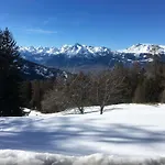 Chalé Contemporary In Mont-noble With Mountain View. *