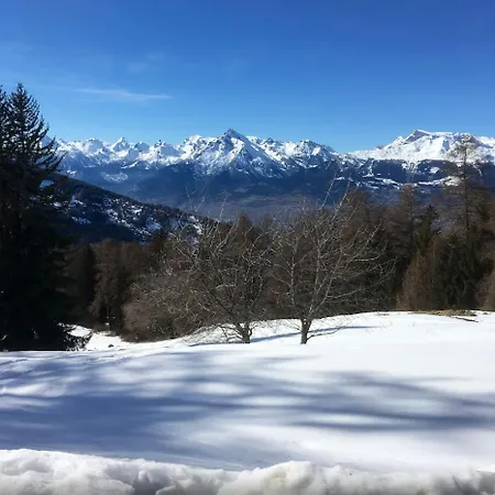 Domek alpejski Contemporary In Mont-noble With Mountain View. *